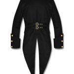 Men-Handmade-Banned-Cotton-Tailcoat-Steampunk-Goth-Victorian-Swallowtail-Jacket