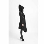 Punk-Rave-Women-Hooded-Long-Jacket–Coat-Black-Goth-Cosplay-Cyber-Steampunk-side