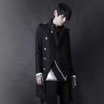 gothic-black-navy-doublebreasted-long-sleeve-coat-jacket-model