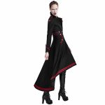 punk-rave-steampunk-military-jacket-for-women-pose