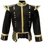 Black Fancy Doublet with Golden Trim Exclusive Edition