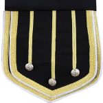 Black Fancy Doublet with Golden Trim Exclusive Edition-pad