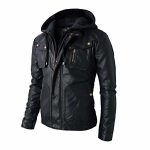 Brando-Style-Bikers-Leather-Jacket-with-Hoodie-tilt