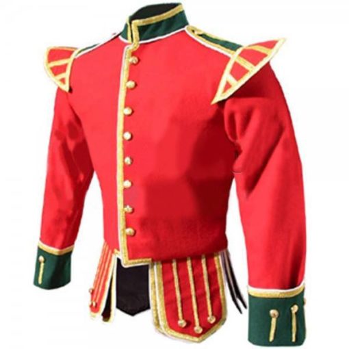 Red-Green-Fancy-Doublet-jacket Red Green Fancy Doublet, Fancy Doublets, Doublets, Stylish Doublets