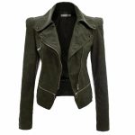 Motorcycle-Style-Slim-Fit-Leather-Jacket-for-Women-green