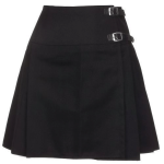 Plain-Black-Tartan-Kilt-for-Women