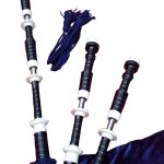 Bagpipe Black Mount Navy Blue closeup