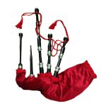 Bagpipe Black Mount Red