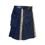 Black-kilt-with-Leopard-style-pleat