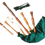 Rosewood Highland Bagpipe Green side