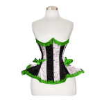Heavy-Duty-Underbust-Satin-Frills-Style-Corset-5