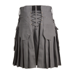 Workman-utility-kilt-Grey-back