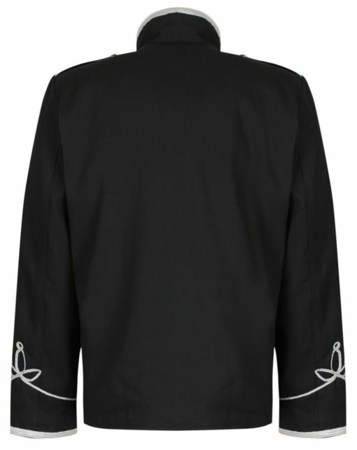 Black Ussaro Jacket, Military jacket, parade jacket, military parade jacket, black jacket