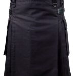 Black-Deluxe-Utility-Fashion-Kilt-Front