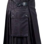 Noir-Deluxe-Utilitaire-Mode-Kilt-côté