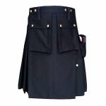 Noir-Formel-Police-Utilitaire-Kilt-dos