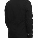 Black-Military-Jacket-Goth-Steampunk-Vintage-Pea-Coat-Back-Model