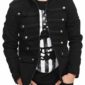 Black Military Jacket Goth Steampunk Vintage Pea Coat, Gothic Clothing, Gaoth Jackets, Jackets for Men