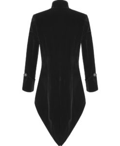 Tail coat Jacket Black Velvet Goth Steampunk Victorian, Gothic Clothing, Velvet Jackets, Best Jackets for Men