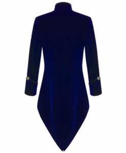 Tail coat Jacket Blue Velvet Goth Steampunk Victorian, Gothic Clothing, Velvet Jackets, Best Jackets for Men