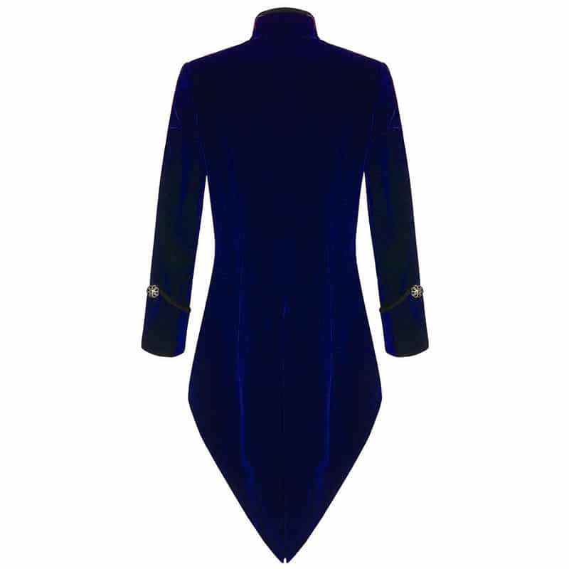 Tail coat Jacket Blue Velvet Goth Steampunk Victorian, Gothic Clothing, Velvet Jackets, Best Jackets for Men