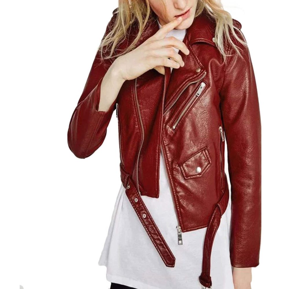 How to Style Red Leather Jackets?