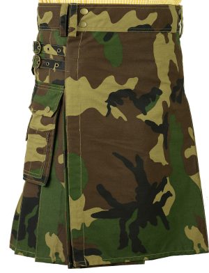 Kilt camo, kilt de luxe, kilt pour homme, kilt pour homme