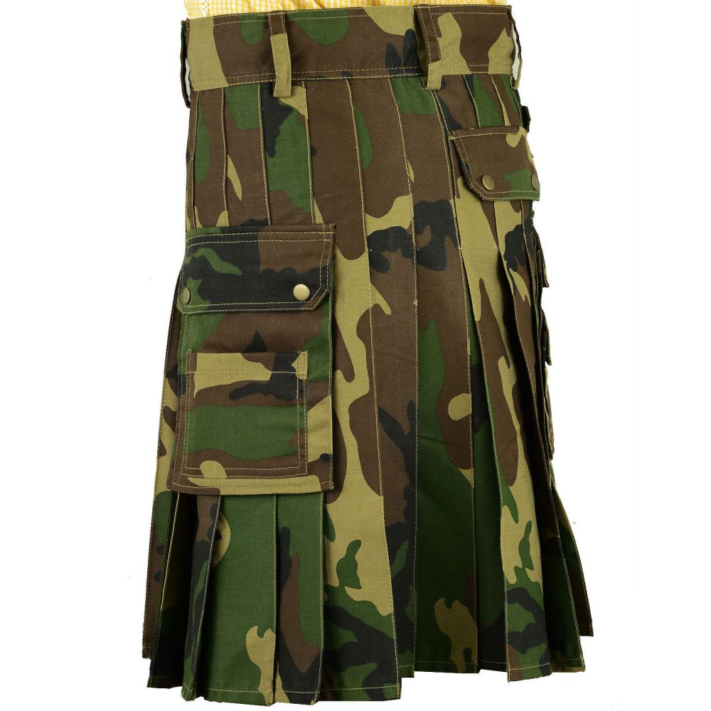 Camo kilt, Deluxe kilt, Kilt for Men, Mens Kilt