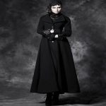 Gothic-Black-New-Long-Elegant-Women-Coat-Jacket-Vintage-cosplay-Victorian-Aristo-front