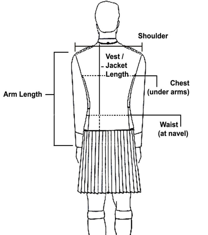 Measuring Guide - Kilt and Jacks