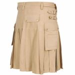 Kaki-Beige-Utility-Kilt