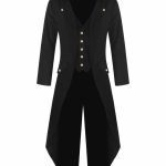 Men-Black-Handmade-Steampunk-Tailcoat-Jacket-Black-Gothic-Victorian-Coat-Front