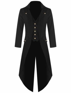 Steampunk Tailcoat Jacket, Best Jackets, Gothic Clothing Jackets