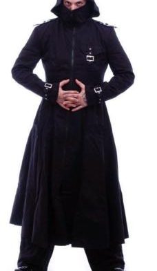 hooded trench coat, Gothic Clothing, Goth Jackets, best Jackets for Men