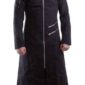 schwarzer Trenchcoat Goth Punk Lange Jacke, Gothic-Kleidung, beste Kleidung, beste Jacken