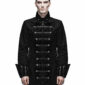 Gothic Frock Coat Black Steampunk Aristocrat Regency, Gothic Jackets, Goth Clothing