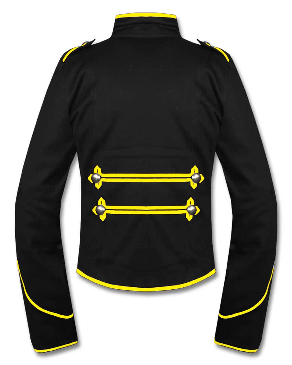 Black & Yellow Military Jacket