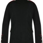 Military-Jacket-Black-Red-Goth-Steam-punk-Army-Officer-Pea-Coat-Back