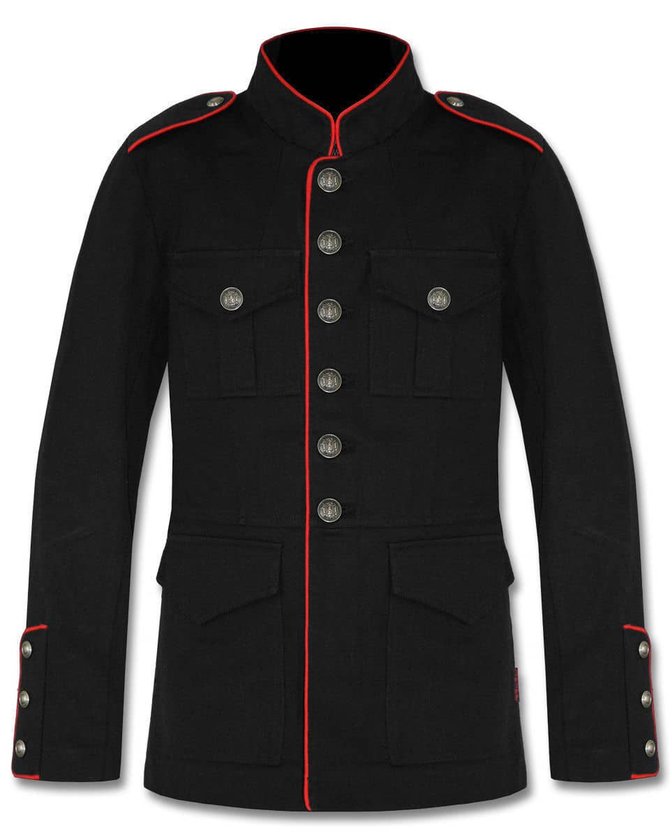 Chaqueta militar Trialmaster de color negro, Chaquetas y abrigos para  hombre