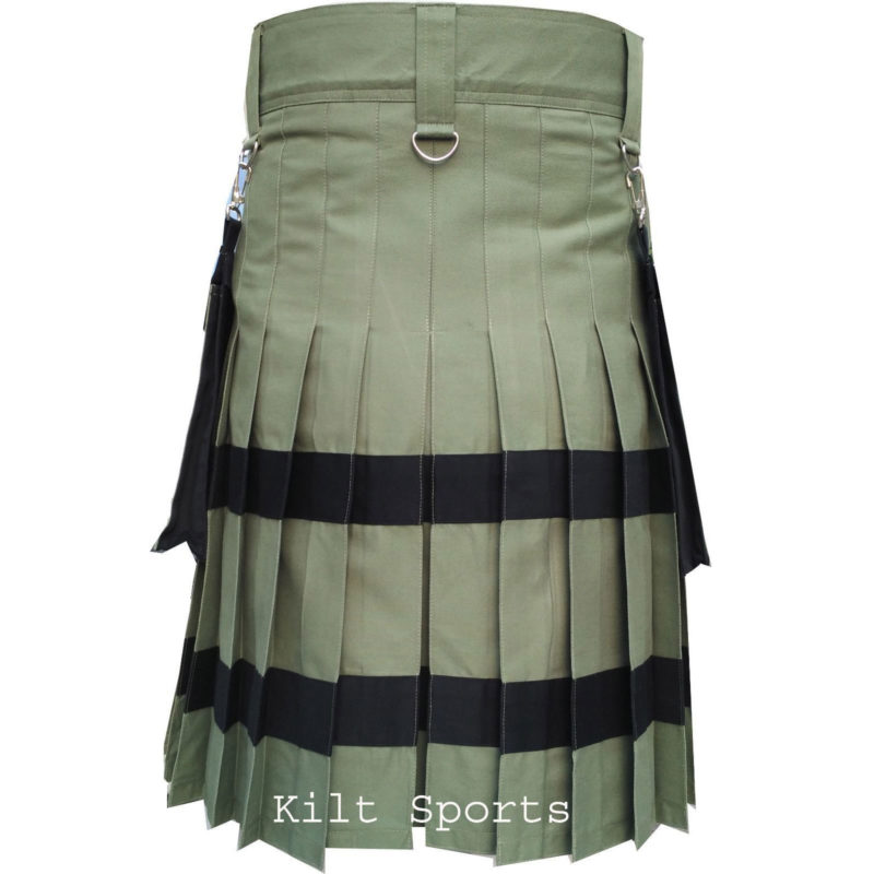 olive green kilt, olive green utility kilt, olive green kilt, Utility kilt for sale, Utility kilt