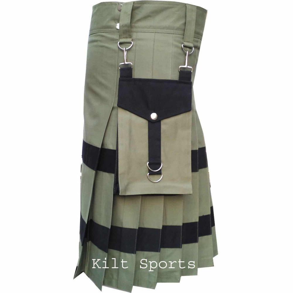 Utility kilt, cotton kilts, kilt for men