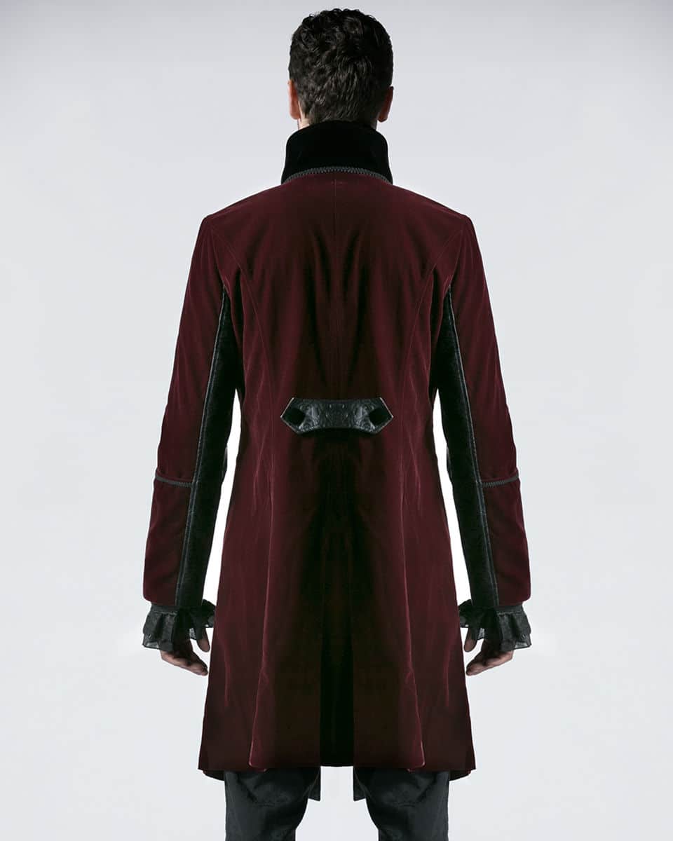 Punk Rave Imperium Mens Jacket Coat Red Black Velvet Goth Steampunk Aristocrat 1 Punk Rave Imperium, Gothic Jackets, Velvet Jackets, Best Jackets,