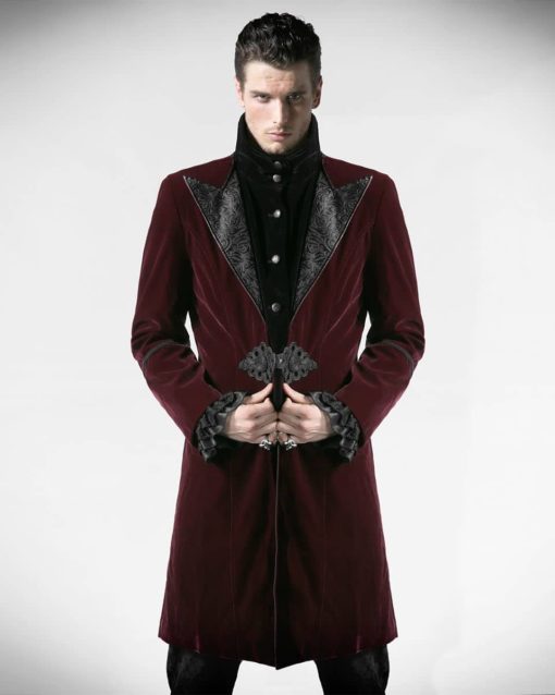 Punk-Rave-Imperium-Steampunk-Aristocrat-front-model Punk Rave Imperium, Gothic Jackets, Velvet Jackets, Best Jackets,