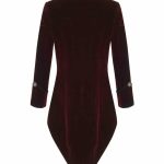 Red-Velvet-Goth-Steampunk-Victorian-Tail-Coat-Jacket-back