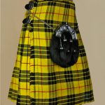 Écossais-Highland-Hommes-Traditionnel-Tartan-Kilt=côté