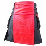 Scottish-Pleated-Gladiator-Bluf-Leather-Kilt-back