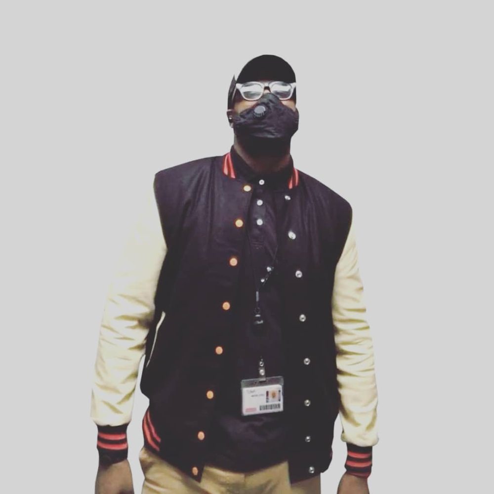 Veste letterman Vasity avec manches en cuir image principale