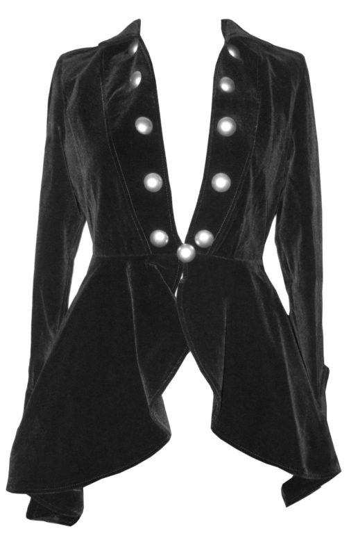 Velvet Gothic Victorian Lady Vampire, Women Jackets, Traditional Women Jackets, Seampunk jacket for sale, buy steampunk jacket, gothic jacket for sale, buy gothic jacket, goth jacket for sale, buy goth jacket