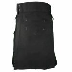 Wilderness-black-utility-kilt-side-front