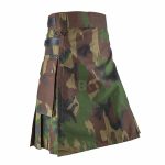 Woodland-Camouflage-Utility-Kilt-front